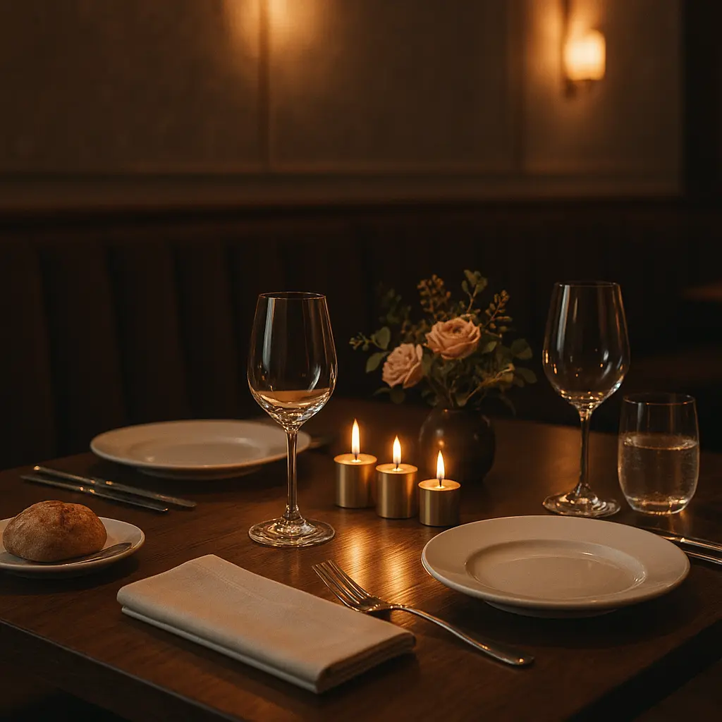 Private Dining Tisch in elegantem Ambiente